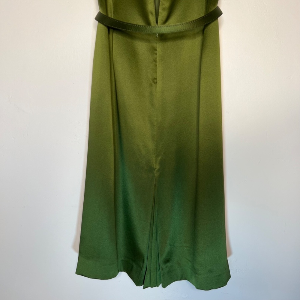 Ann Taylor Green Silk Dress - Picture 7 of 10